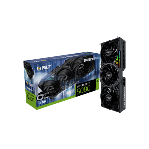 Palit RTX 5080 Gaming Pro OC 16GB Graphics Card NE75080S19T2-GB2031A Palit RTX 5080 Gaming Pro OC 16GB Graphics Card NE75080S19T2-GB2031A